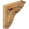 Ekena Millwork Olympic Traditional Rough Sawn Bracket w/ Offset Brace, Western Red Cedar, 8"W x 26"D x 26"H BKT0806X26X26OLY01RWR - alternate 1
